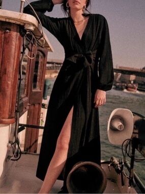 Sezane Gizeh Dress Noir